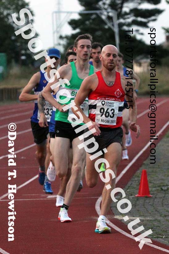 3000 metres, 2021 North East Grand Prix 6, Monkton, Wednesday, August 4th. Photo: David T. Hewitson/Sports for All Pics